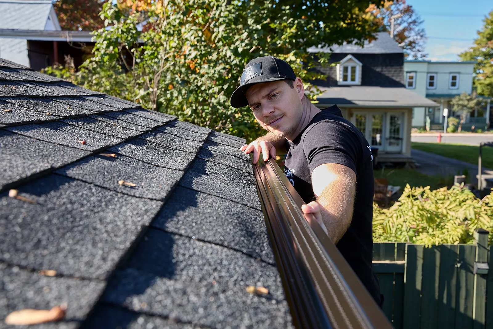 New gutter run on a family home — Precision Works Gutters, south-central Georgia BC